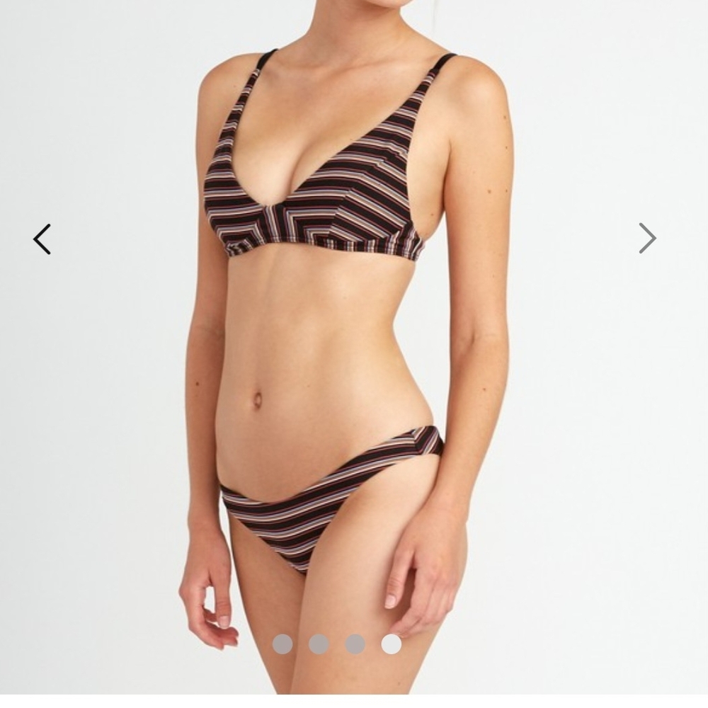 Striped Bikini Set